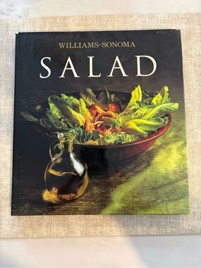 Williams-Sonoma “SALAD” Cookbook with  Glossy pages.